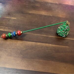 Vintage Decorated Christmas Tree Candle Snuffer